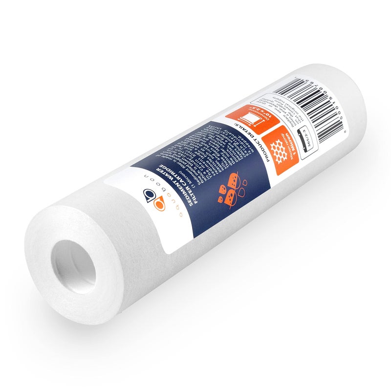 Aquaboon 5 Micron 10 x 2.5 Sediment, GAC, Carbon Filter Replacements Set of 3 Home Water Filters Cartridges Compatible with GAC-10, WHKF-GD05, WHWC - Image 4